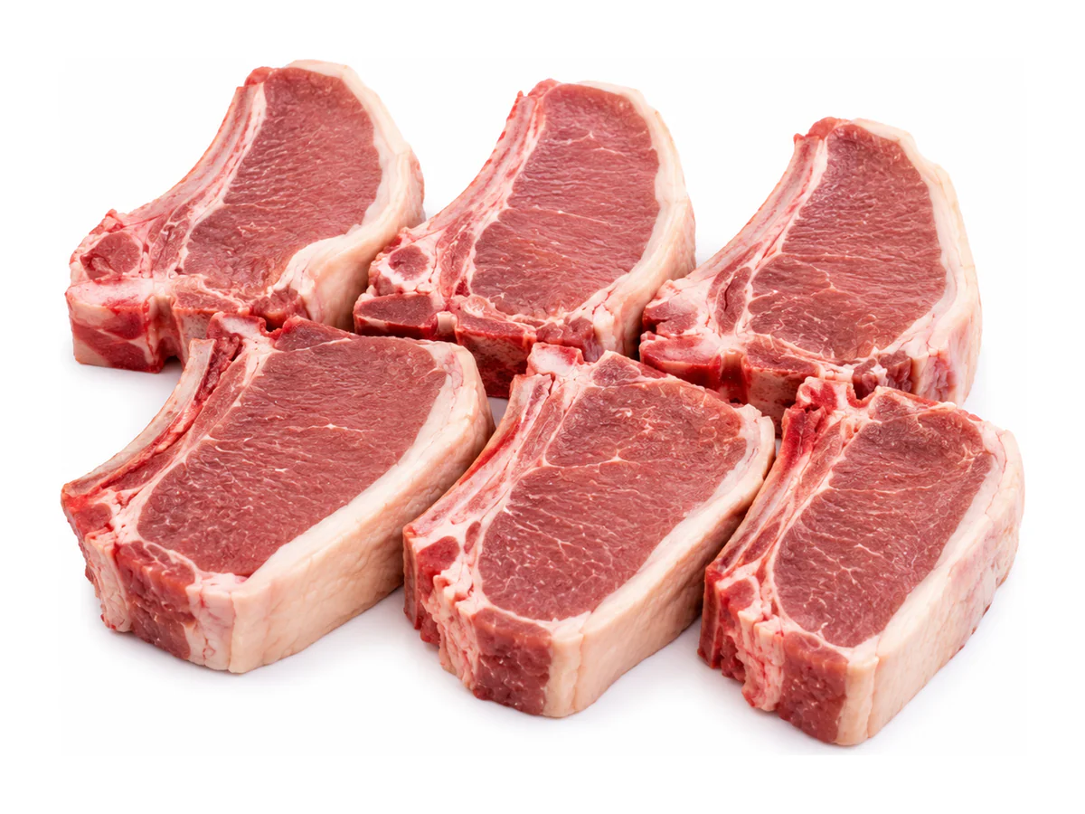 Côtelettes de faux filets d'agneau