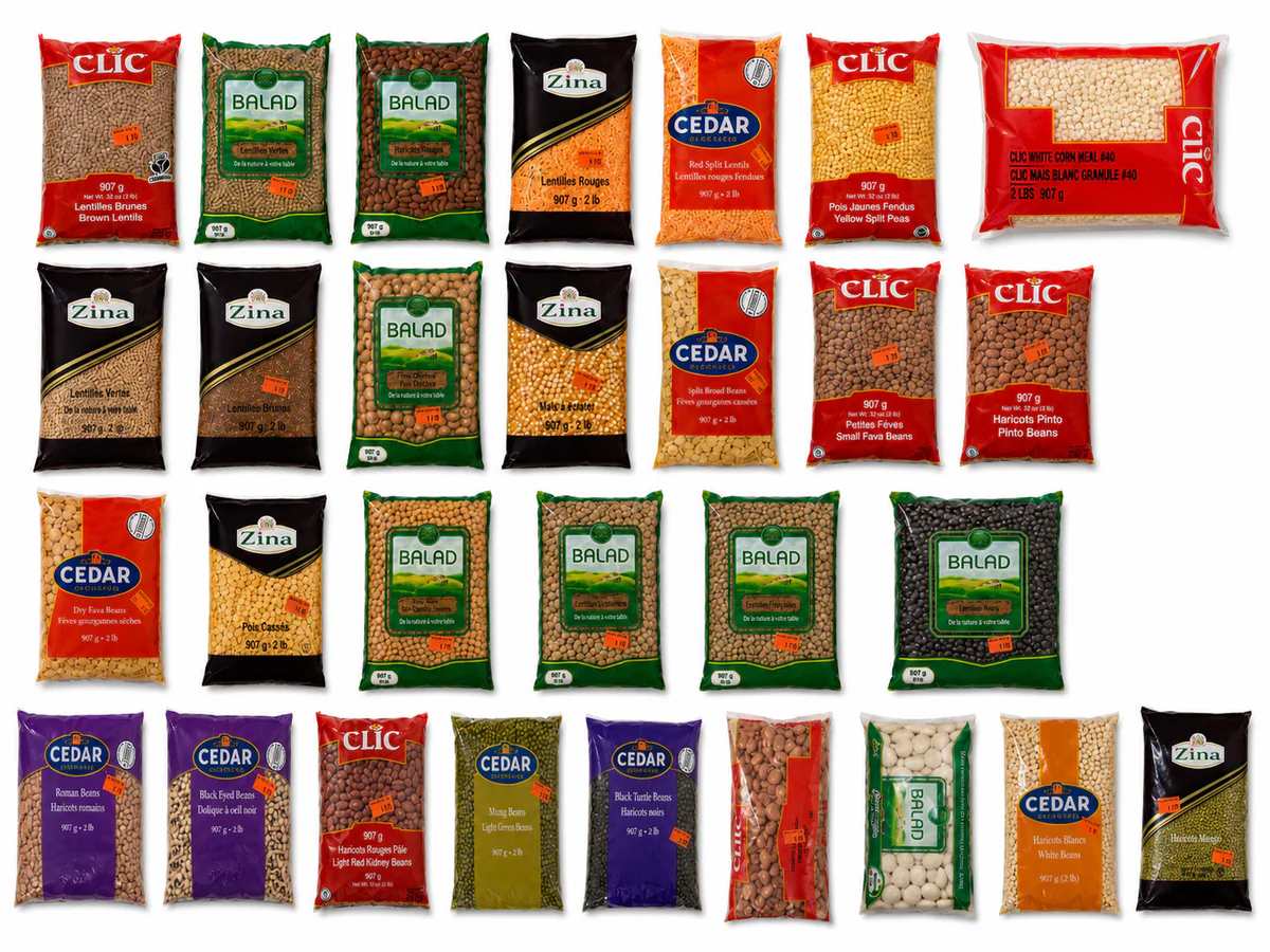 Légumineuses et grains secs